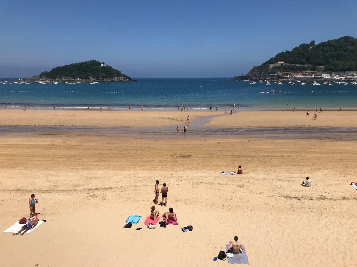 La Madame on La Concha Beach, Seaview Apartment San Sebastián Exterior foto