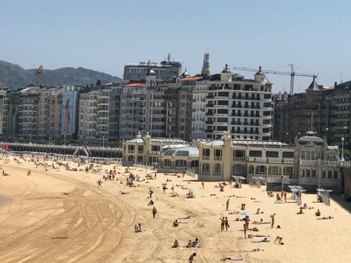 La Madame on La Concha Beach, Seaview Apartment San Sebastián Exterior foto