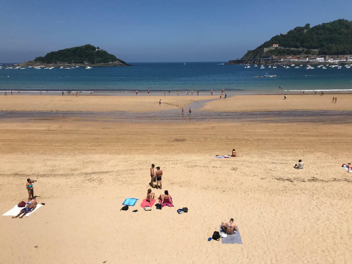 La Madame on La Concha Beach, Seaview Apartment San Sebastián Exterior foto